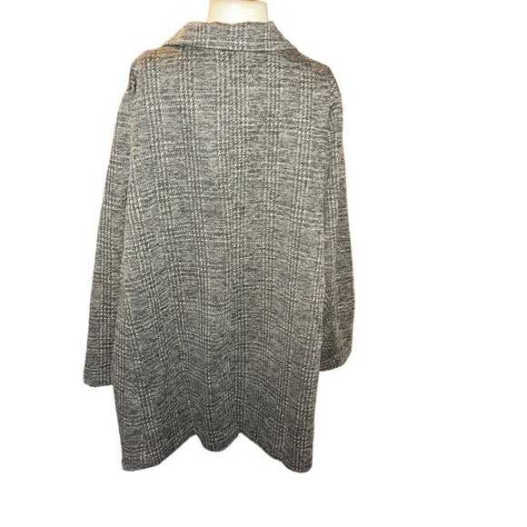 New Torrid Studio Double Knit Boyfriend Blazer heather gray size 5X 28 - Picture 3 of 5